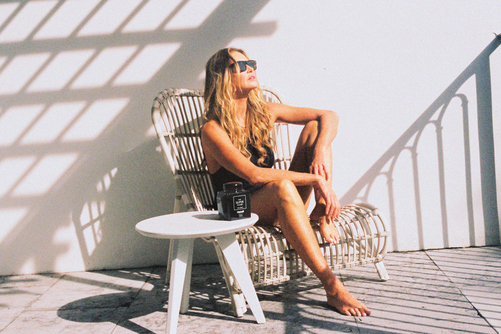Elle Macpherson with WelleCo Super Elixir